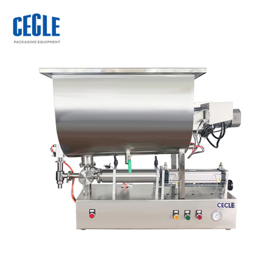 Máquina de rellenar de la tolva del mezclador de 50-5000ML U para el condimento del hotpot, la salsa de chile y muchos productos de la goma del grano